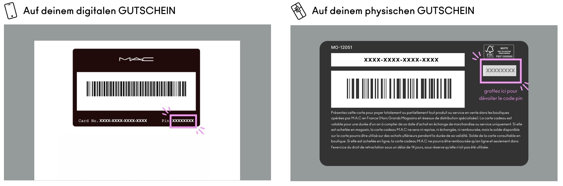 card images example
